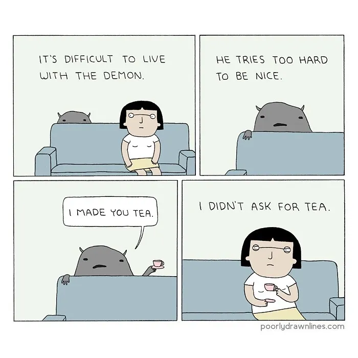 30 Funny Comics With Unexpected Endings By “Poorly Drawn Lines” (New Pics)