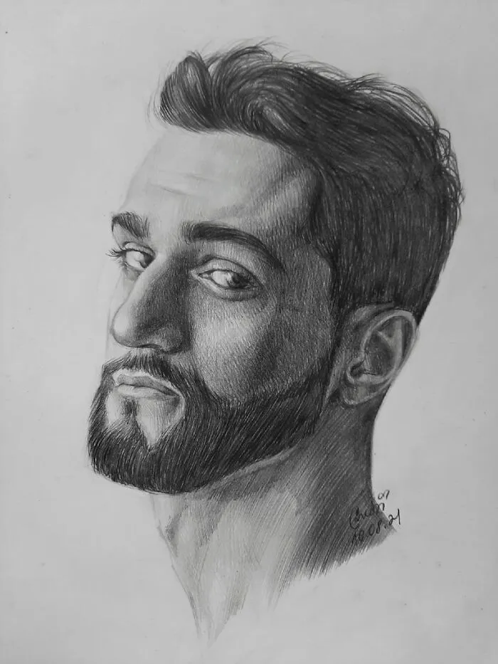 I Draw Portraits Of People Using Pencils And Watercolors, Here Are My Best 70 Works
