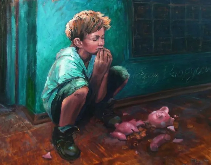 Artist Creates 100 Paintings That You Will Probably Relate To If You Grew Up In Slavic Countries