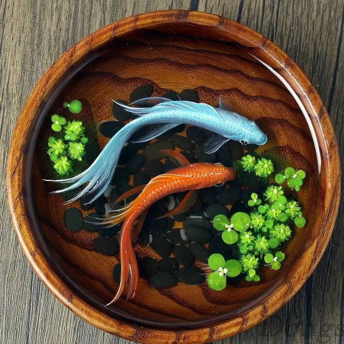 30 Beautiful And Detailed Paintings In Resin By This Artist