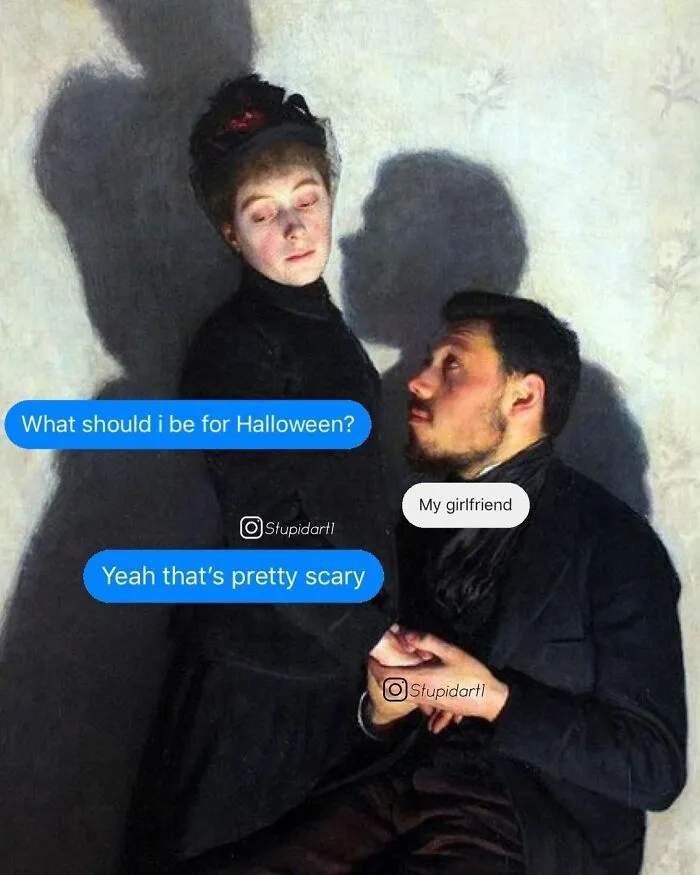 Artist Gives Captions To Paintings, And It’s Somewhat Deep And Funny (30 Pics)