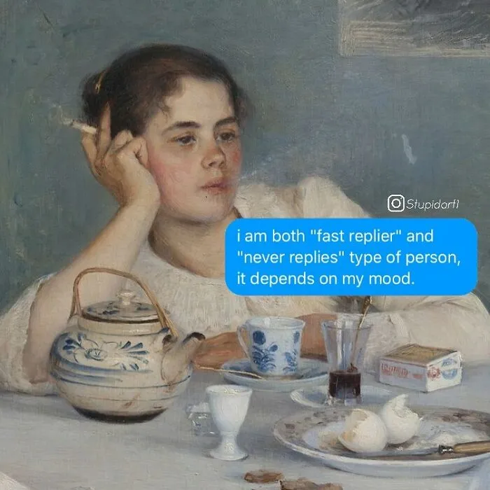 Artist Gives Captions To Paintings, And It’s Somewhat Deep And Funny (30 Pics)