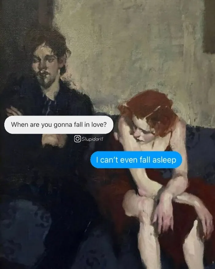 Artist Gives Captions To Paintings, And It’s Somewhat Deep And Funny (30 Pics)