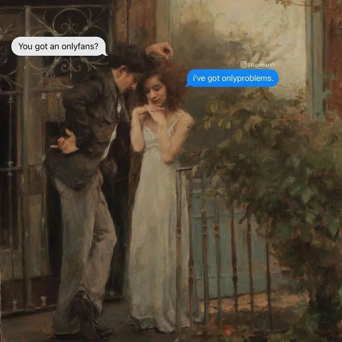 Artist Gives Captions To Paintings, And It’s Somewhat Deep And Funny (30 Pics)