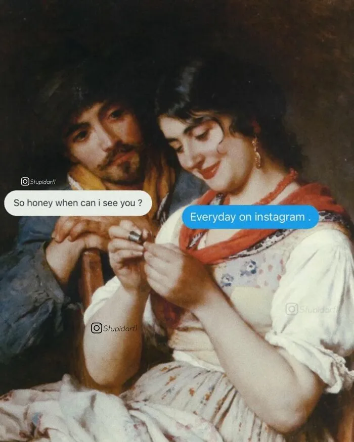 Artist Gives Captions To Paintings, And It’s Somewhat Deep And Funny (30 Pics)