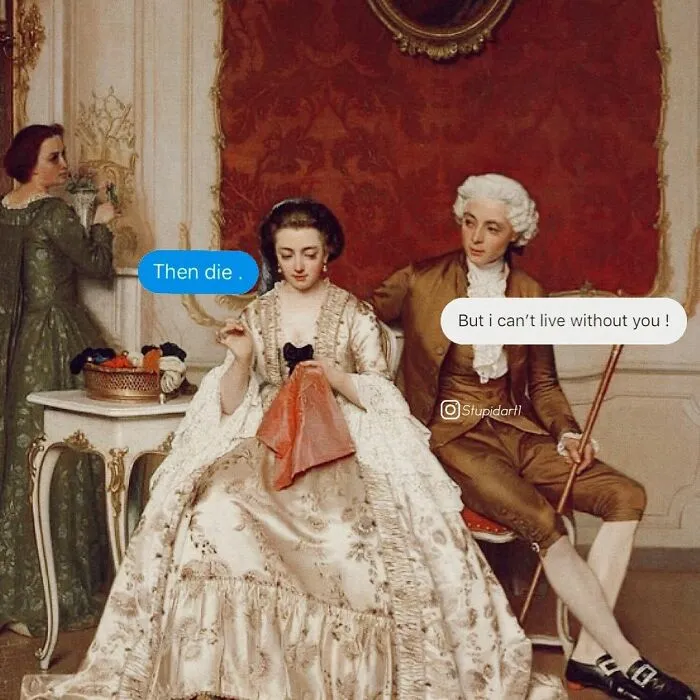 Artist Gives Captions To Paintings, And It’s Somewhat Deep And Funny (30 Pics)