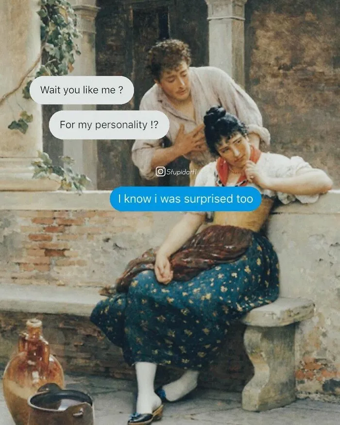 Artist Gives Captions To Paintings, And It’s Somewhat Deep And Funny (30 Pics)