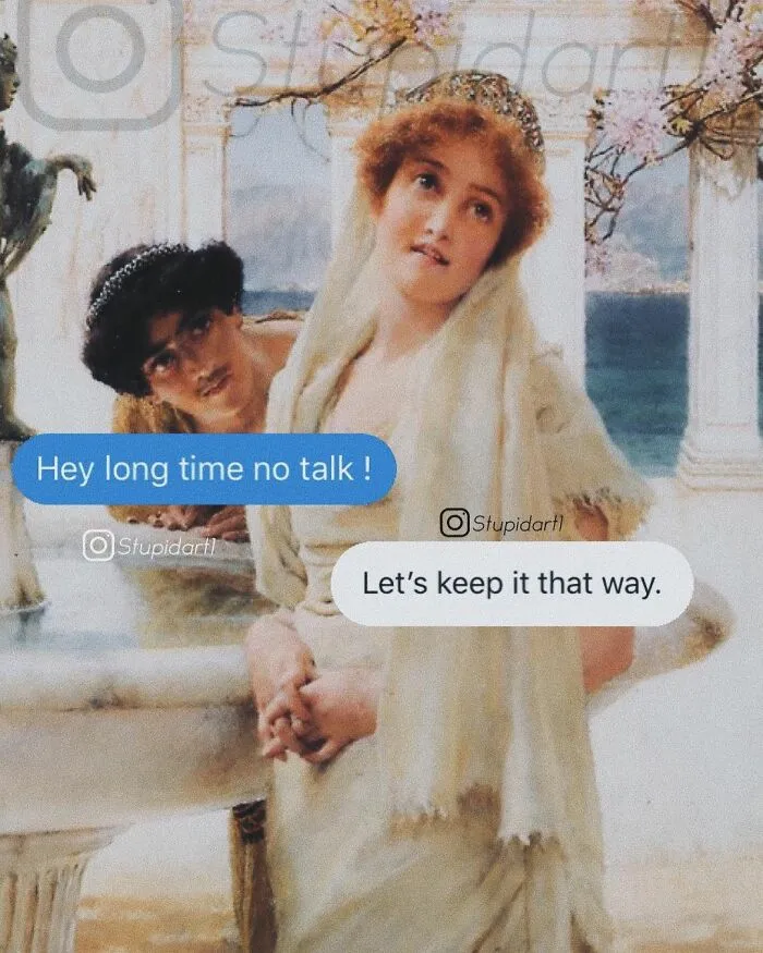 Artist Gives Captions To Paintings, And It’s Somewhat Deep And Funny (30 Pics)