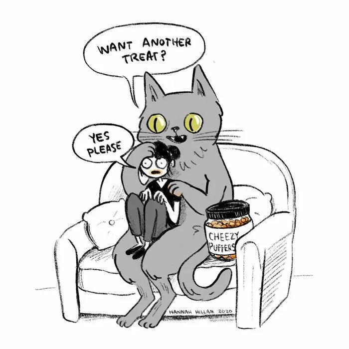 Artist Illustrates Daily Struggles And Life With Cats And A Kid In These 30 Comics (New Pics)