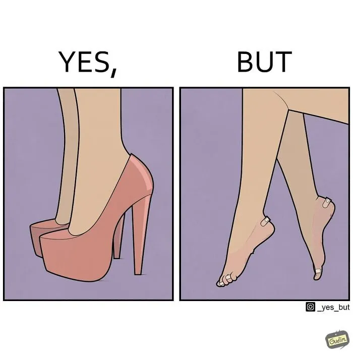Artist Criticizes Our Society By Showing Two Different Sides Of The Same Story (24 Comics)