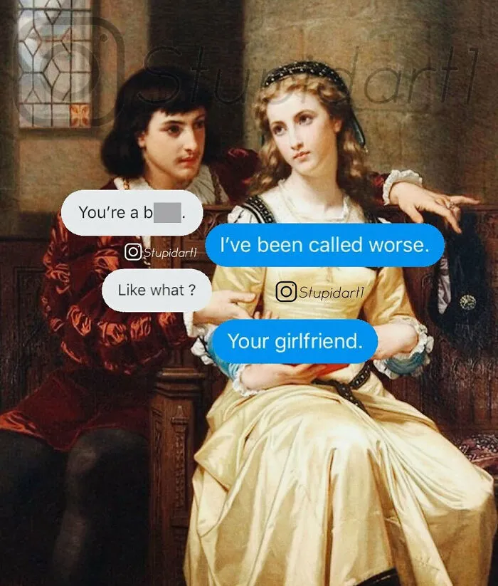 Artist Gives Captions To Paintings, And It’s Somewhat Deep And Funny (30 Pics)