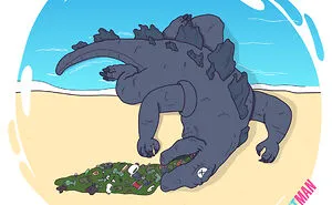 I Tried To Imagine How These Famous Characters Would Be Affected By Ecological Disasters (20 Pics)