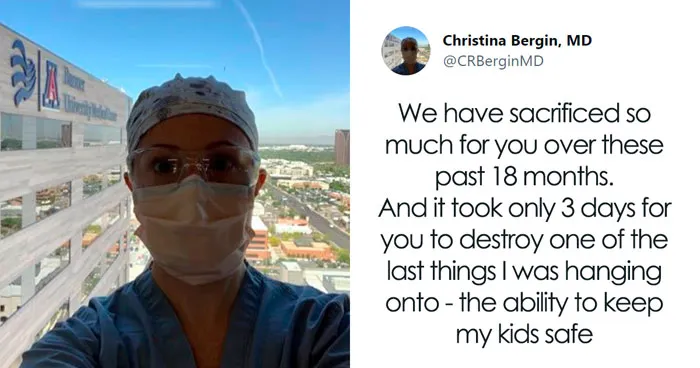 Arizona Doctor Says She Managed To Keep Her Child Safe For 18 Months But The Mask Mandate Ban Exposed Them To Covid In Just 3 Days