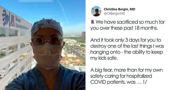 Arizona Doctor Says She Managed To Keep Her Child Safe For 18 Months But The Mask Mandate Ban Exposed Them To Covid In Just 3 Days
