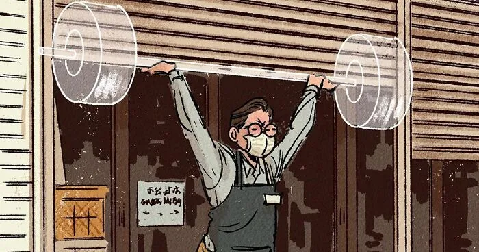 Tokyo-Based Illustrator Shows The Everyday Olympics Of Ordinary People (15 Pics)
