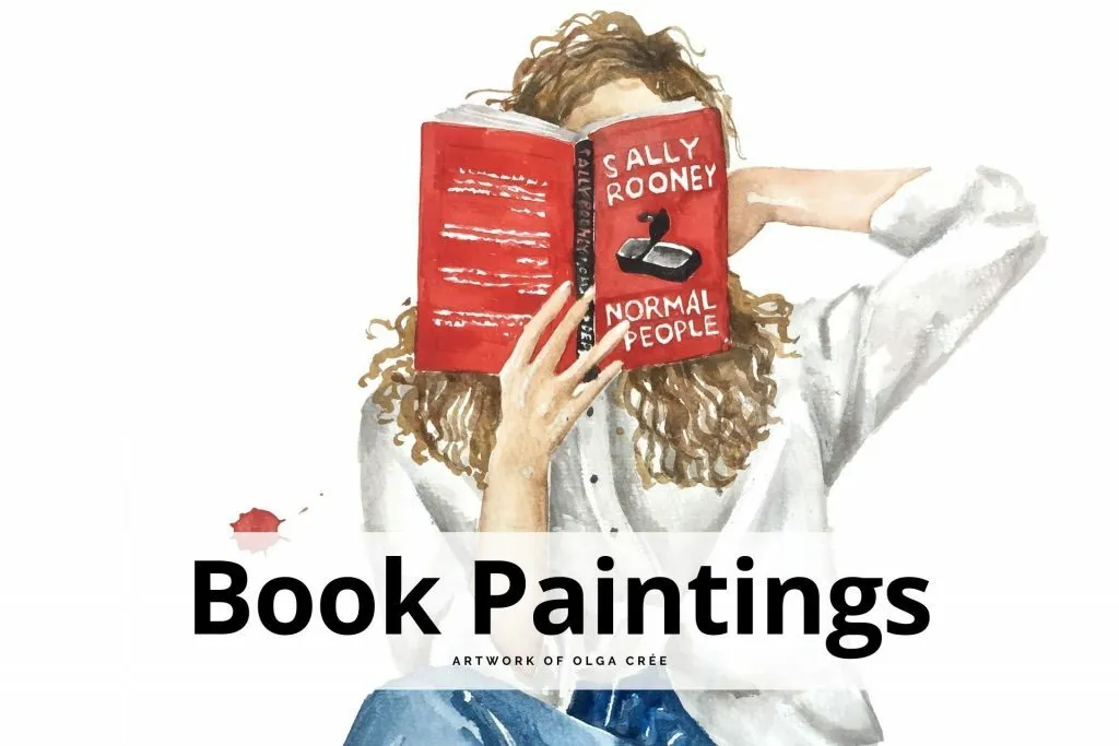 Explore The New York Times Bestseller List In Paintings By Russian Artist Olga Crée