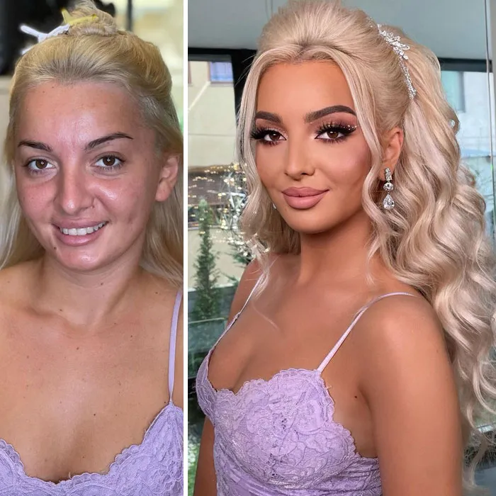 21 mujeres antes y después de ser maquilladas para su boda por Arber Bytyqi (nuevas fotos)