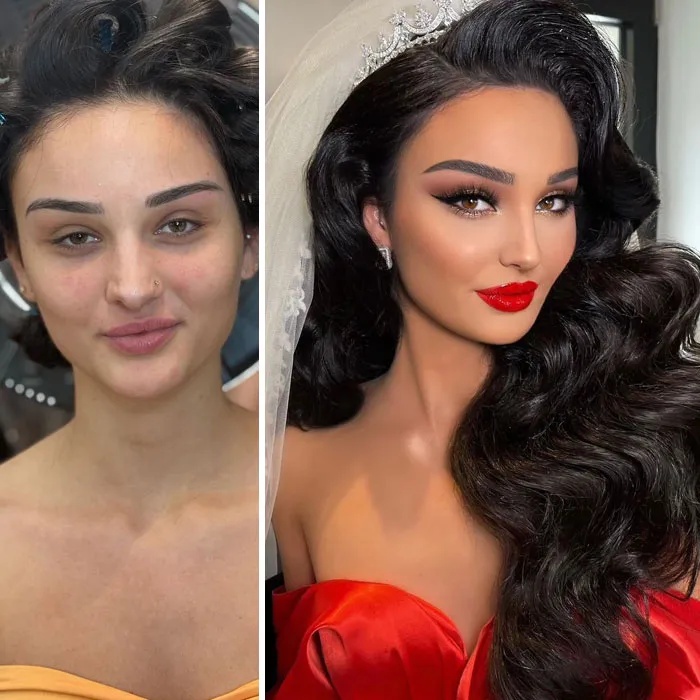 21 mujeres antes y después de ser maquilladas para su boda por Arber Bytyqi (nuevas fotos)