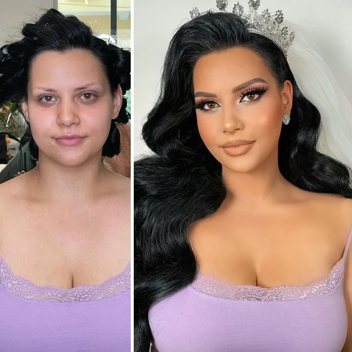 21 mujeres antes y después de ser maquilladas para su boda por Arber Bytyqi (nuevas fotos)
