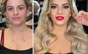 21 Women Before And After Their Bridal Makeup By Arber Bytyqi (New Pics)