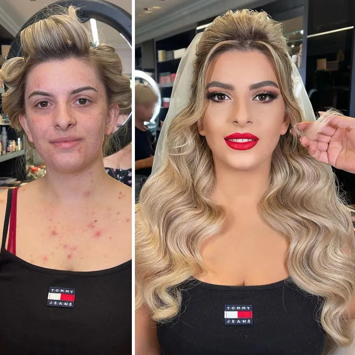 21 mujeres antes y después de ser maquilladas para su boda por Arber Bytyqi (nuevas fotos)