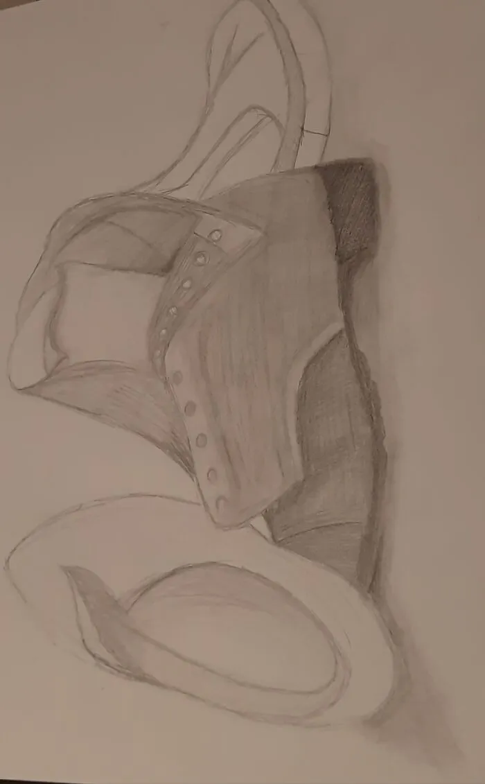 We Had To Do This For Our 1st Year Art Class, It's Still My Favorite Piece (Though Not My Best)