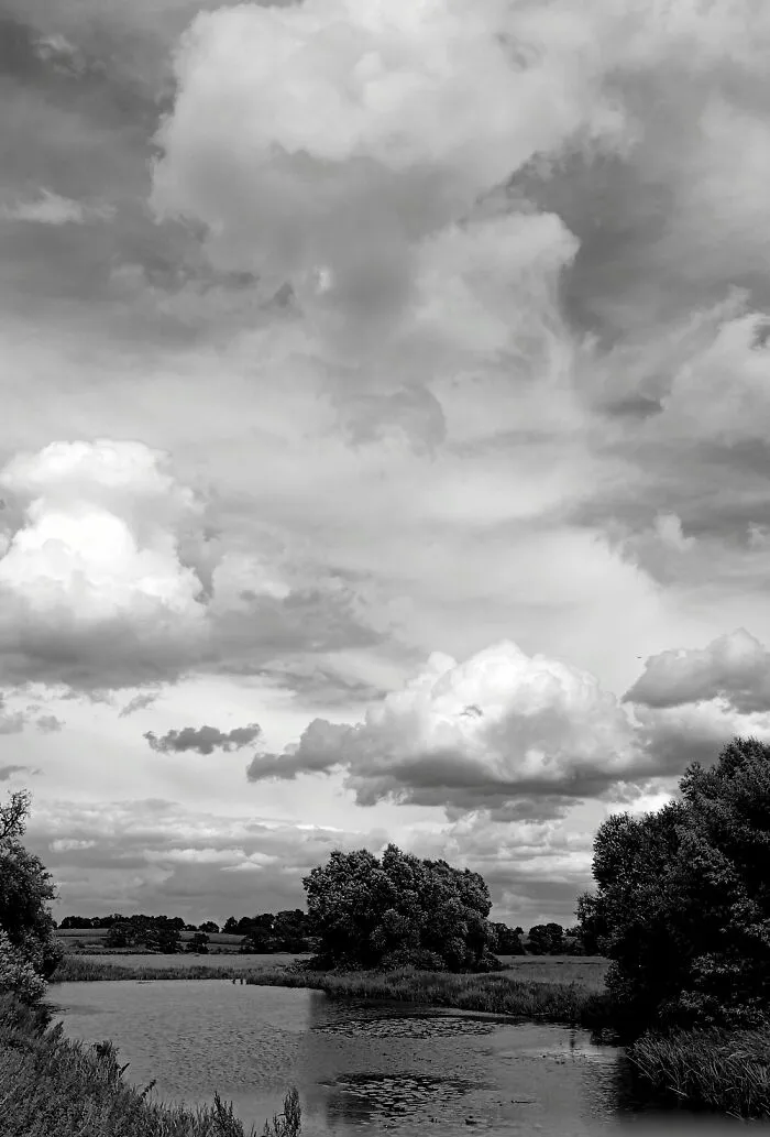 The Sky Over River Mulde