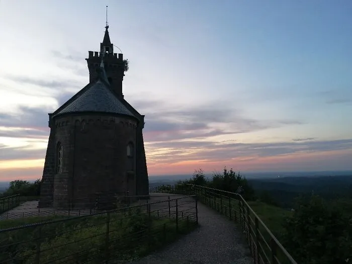 Sun Down On The Rock Of Dabbo, Loraine, France
