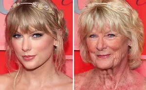 27 Pictures Showing How Famous People Will Look In 40 Years If They Age Like Ordinary People, According To This Guy On TikTok