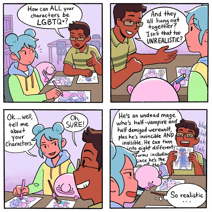 "Blobby And Friends": 35 Comics That Masterfully Address The Social Injustice Ingrained In Everyday Life