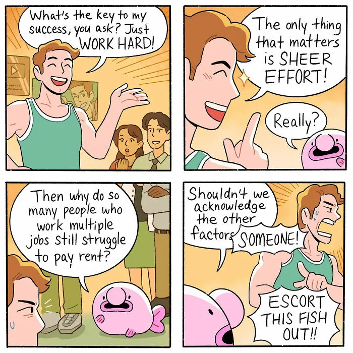 "Blobby And Friends": 35 Comics That Masterfully Address The Social Injustice Ingrained In Everyday Life