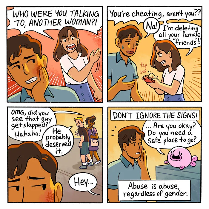 "Blobby And Friends": 35 Comics That Masterfully Address The Social Injustice Ingrained In Everyday Life