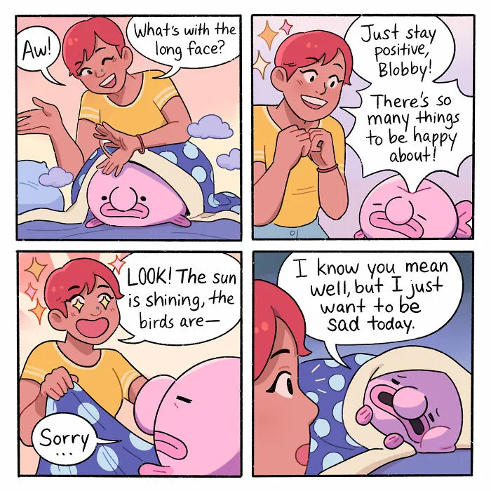 "Blobby And Friends": 35 Comics That Masterfully Address The Social Injustice Ingrained In Everyday Life