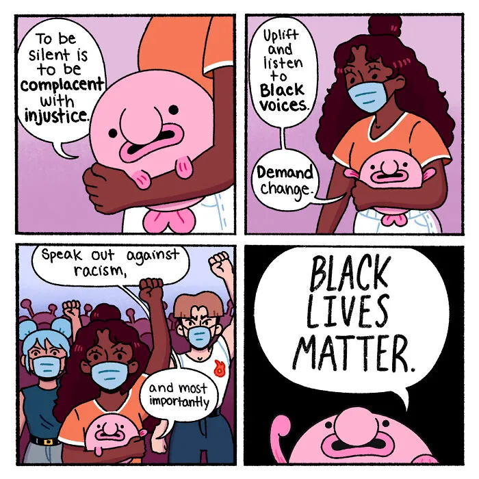 "Blobby And Friends": 35 Comics That Masterfully Address The Social Injustice Ingrained In Everyday Life