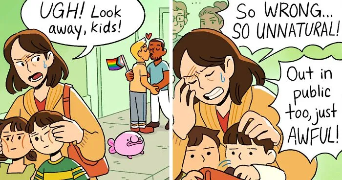 "Blobby And Friends": 35 Comics That Masterfully Address The Social Injustice Ingrained In Everyday Life