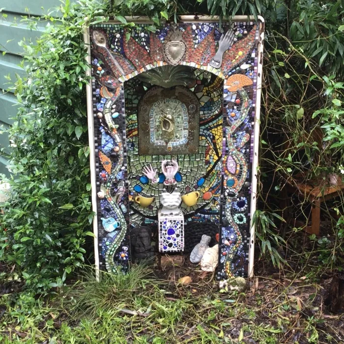 My Mum Is A Mosaic Artist And Loves To Create Amazing Artworks That She Upcycles From Skips And Creeks (No Animals Were Harmed In The Making Of These Artworks)