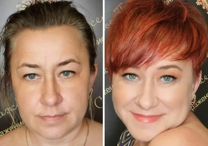30 Women Who Were Up For A 'Blind' Makeup And Hair Transformation By This Russian Stylist Duo (New Pics)