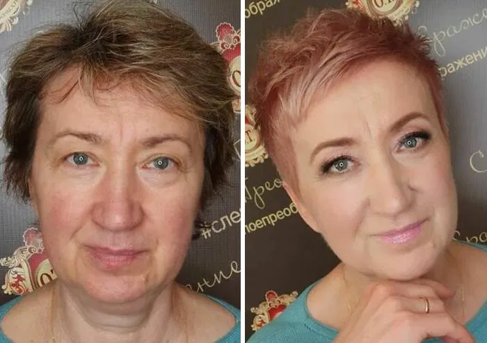 30 Women Who Were Up For A 'Blind' Makeup And Hair Transformation By This Russian Stylist Duo (New Pics)