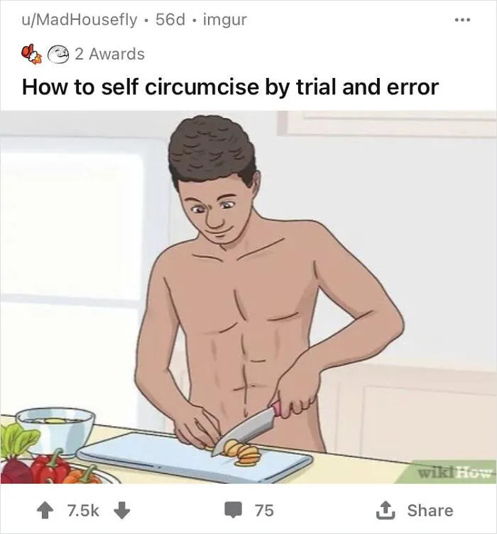 People Are Taking WikiHow Images Out Of Context And Adding Their Own Funny And Dark Captions (50 New Pics)