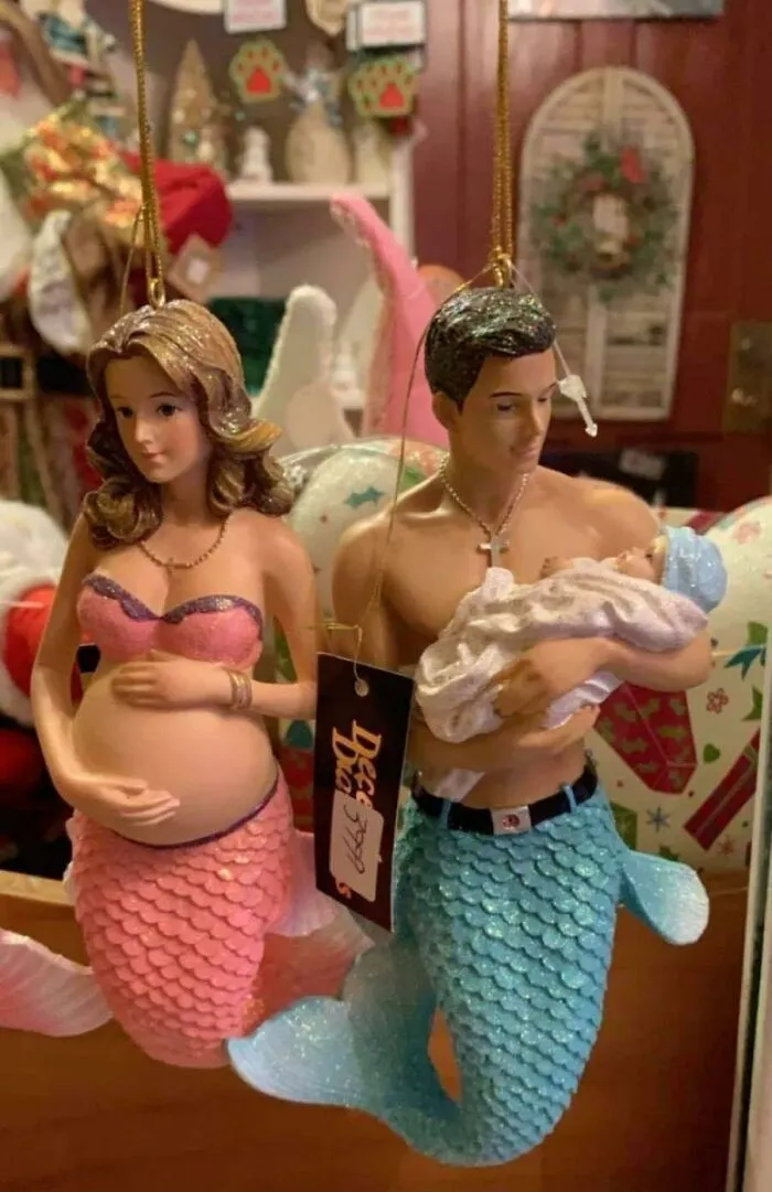 Pregnant, Christian Mermaids. Too Many Questions