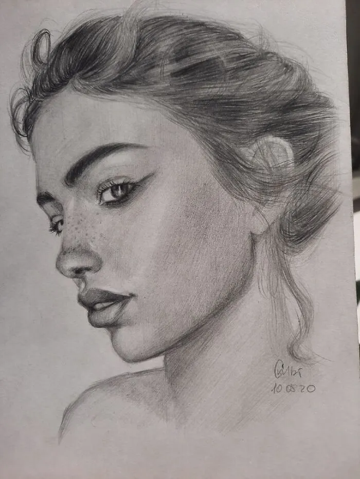 I Draw Portraits Of People Using Pencils And Watercolors, Here Are My Best 70 Works