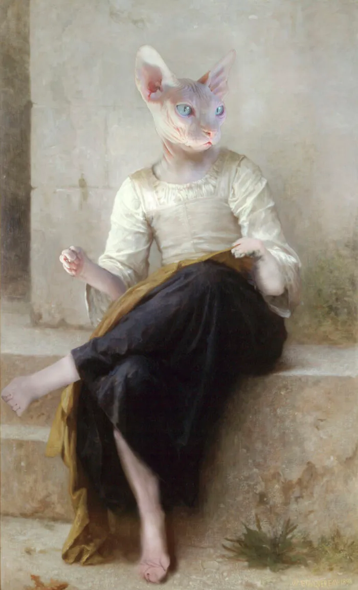 Digital Artists Were Challenged To Put Animals Into Famous Paintings, Here Are The 60 Best Ones