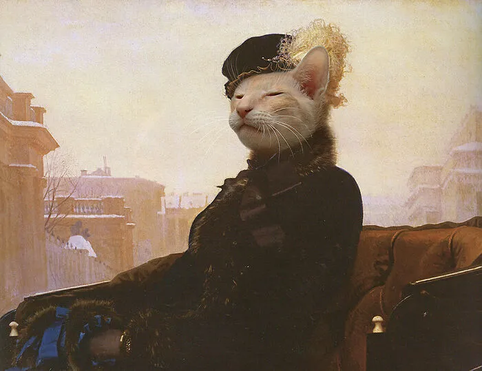 Digital Artists Were Challenged To Put Animals Into Famous Paintings, Here Are The 60 Best Ones