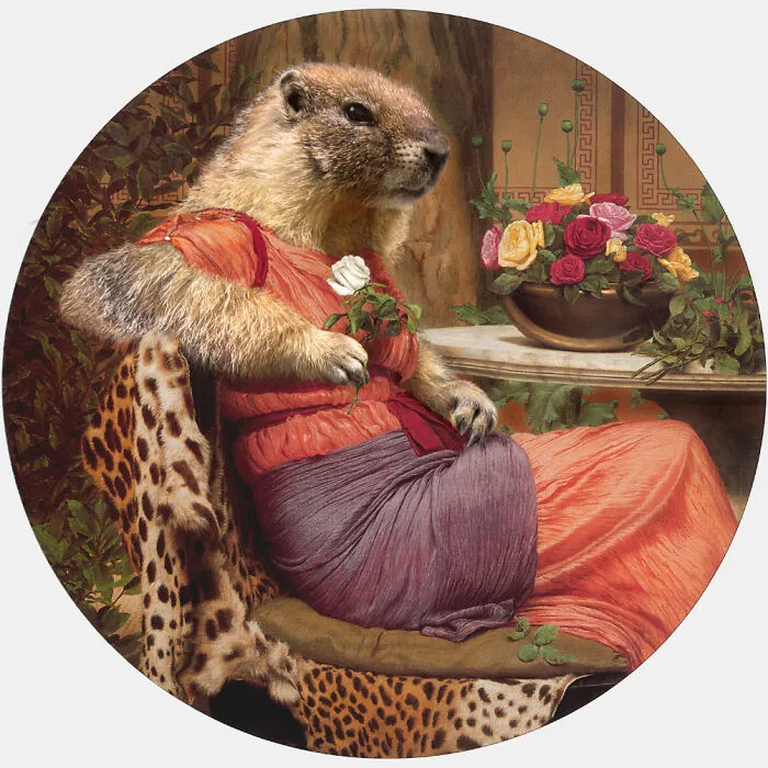 Digital Artists Were Challenged To Put Animals Into Famous Paintings, Here Are The 60 Best Ones