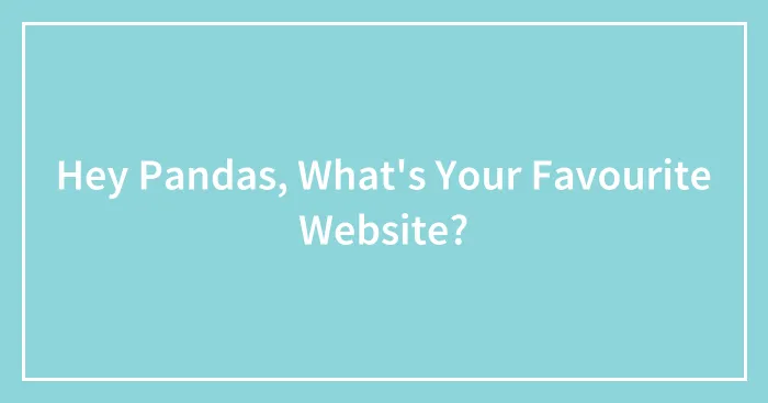 Hey Pandas, What's Your Favourite Website?