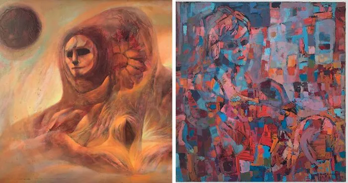 Burt Shonberg, An Artist Whose Paintings Were In Roger Corman's Films And Who Participated In 1960s LSD Experiments Has His First Showing In 50 Years At Buckland Museum Of Witchcraft And Magick