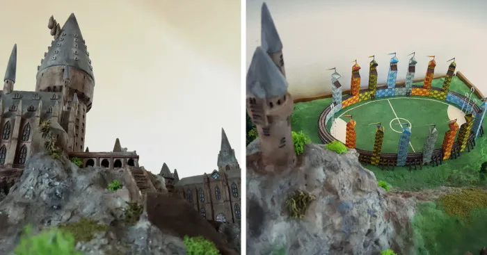 I Made An Entire Hogwarts Grounds Model From The Harry Potter Films