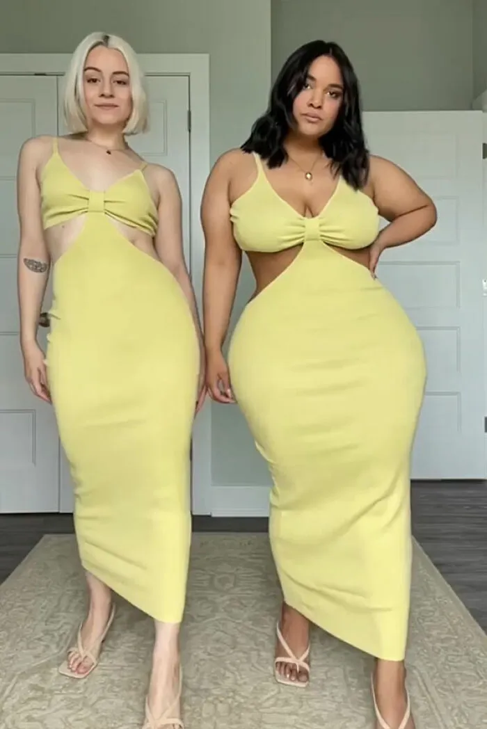 2 Amigas muestran cómo les queda la misma ropa en sus distintos tipos de cuerpo (30 nuevas fotos)