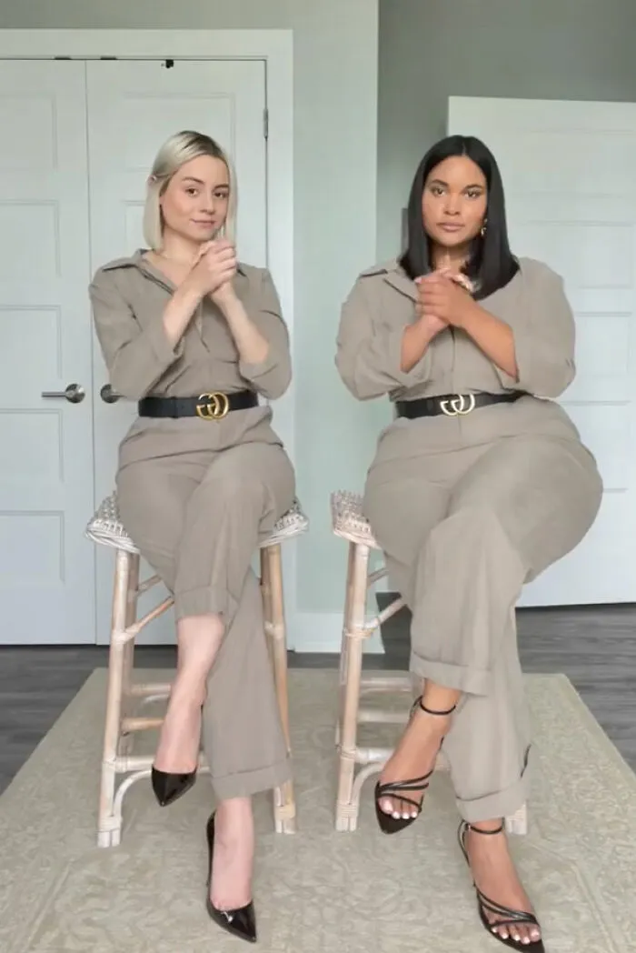 2 Amigas muestran cómo les queda la misma ropa en sus distintos tipos de cuerpo (30 nuevas fotos)
