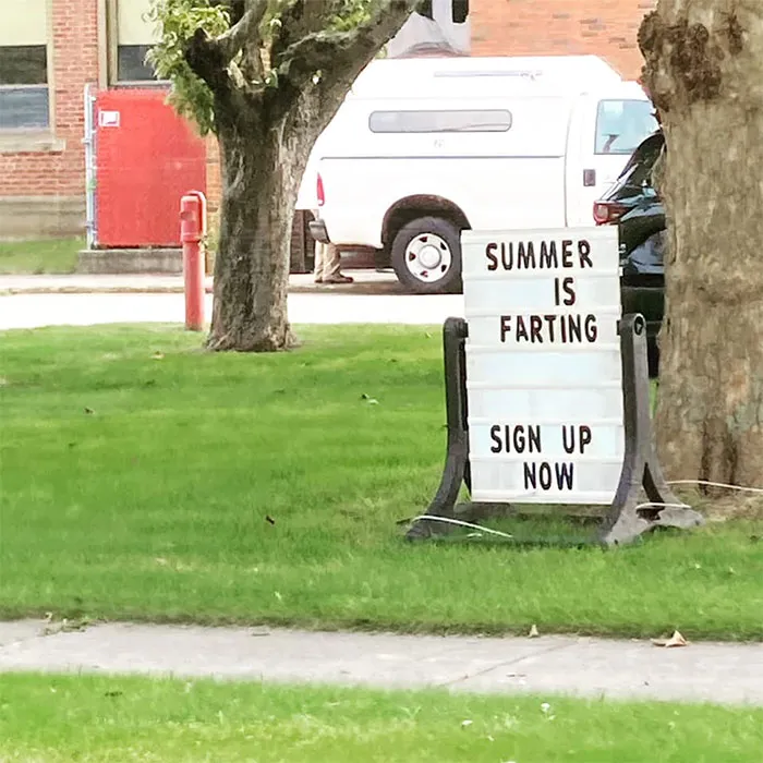 This Was In Front Of My Town Hall For A Couple Weeks Before Anyone Realized And It’s My Favorite Thing To Ever Happen Here